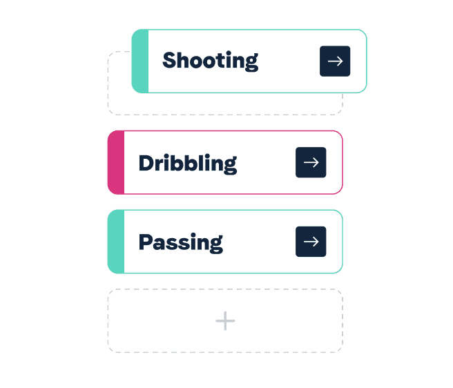 Illustration of coach training plan tasks